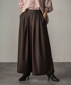MAYSON GREY / メイソングレイ その他パンツ | 【新色追加】フレアヘムキュロットパンツ≪洗濯機で洗える≫