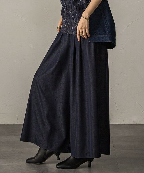 MAYSON GREY / メイソングレイ その他パンツ | 【新色追加】フレアヘムキュロットパンツ≪洗濯機で洗える≫ | 詳細2