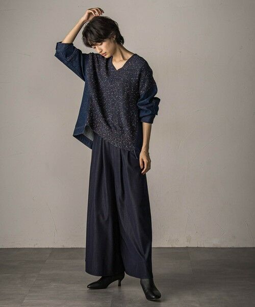 MAYSON GREY / メイソングレイ その他パンツ | 【新色追加】フレアヘムキュロットパンツ≪洗濯機で洗える≫ | 詳細3