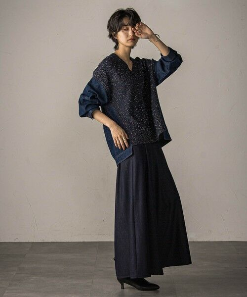 MAYSON GREY / メイソングレイ その他パンツ | 【新色追加】フレアヘムキュロットパンツ≪洗濯機で洗える≫ | 詳細4