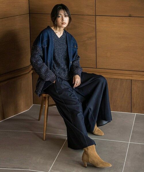 MAYSON GREY / メイソングレイ その他パンツ | 【新色追加】フレアヘムキュロットパンツ≪洗濯機で洗える≫ | 詳細9