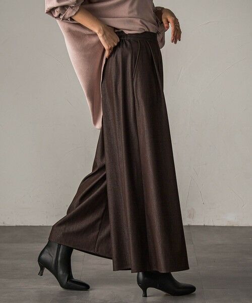 MAYSON GREY / メイソングレイ その他パンツ | 【新色追加】フレアヘムキュロットパンツ≪洗濯機で洗える≫ | 詳細17