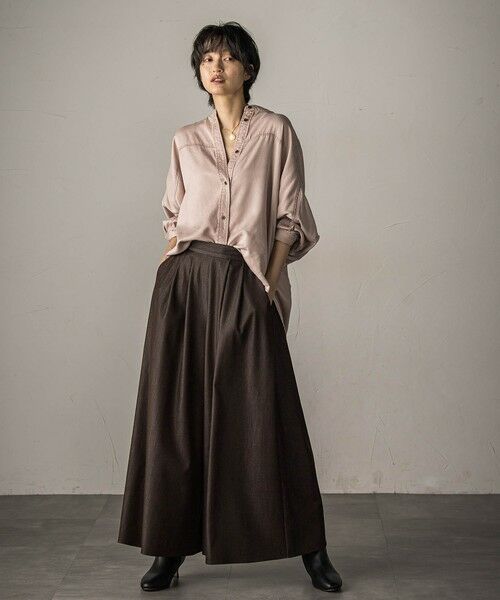 MAYSON GREY / メイソングレイ その他パンツ | 【新色追加】フレアヘムキュロットパンツ≪洗濯機で洗える≫ | 詳細19