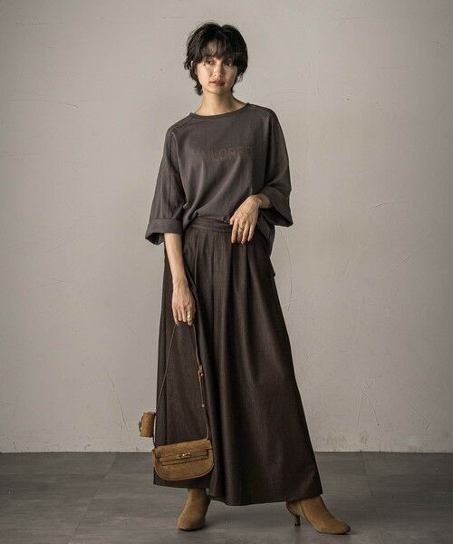 MAYSON GREY / メイソングレイ その他パンツ | 【新色追加】フレアヘムキュロットパンツ≪洗濯機で洗える≫ | 詳細29