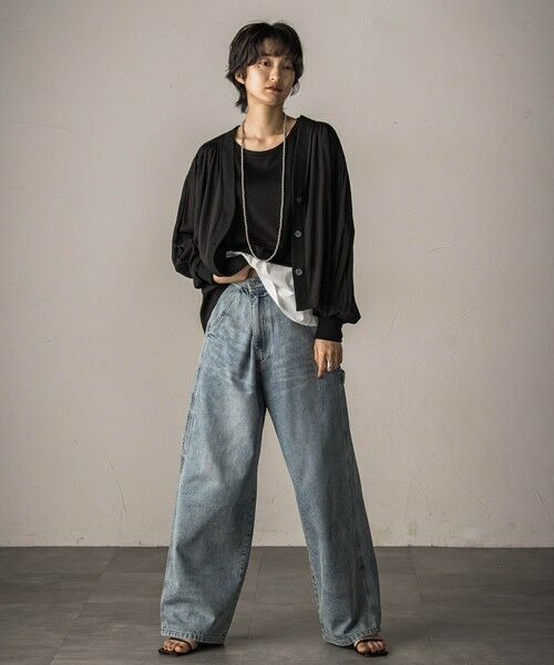 MAYSON GREY / メイソングレイ その他パンツ | 2WAYウエストペインターデニムパンツ≪洗濯機で洗える≫ | 詳細13