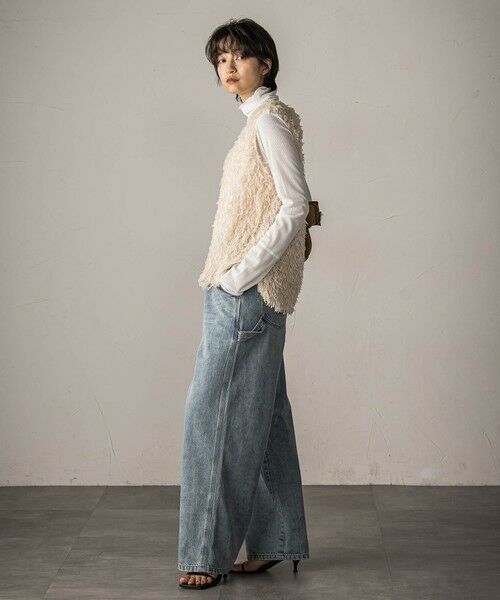 MAYSON GREY / メイソングレイ その他パンツ | 2WAYウエストペインターデニムパンツ≪洗濯機で洗える≫ | 詳細14