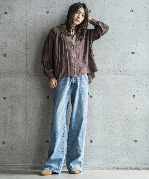 MAYSON GREY / メイソングレイ その他パンツ | 2WAYウエストペインターデニムパンツ≪洗濯機で洗える≫ | 詳細20