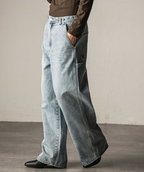 MAYSON GREY / メイソングレイ その他パンツ | 2WAYウエストペインターデニムパンツ≪洗濯機で洗える≫ | 詳細5