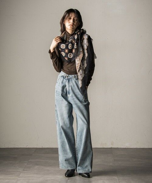 MAYSON GREY / メイソングレイ その他パンツ | 2WAYウエストペインターデニムパンツ≪洗濯機で洗える≫ | 詳細6