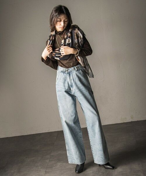 MAYSON GREY / メイソングレイ その他パンツ | 2WAYウエストペインターデニムパンツ≪洗濯機で洗える≫ | 詳細8