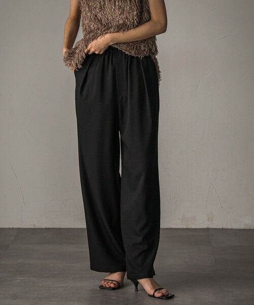 MAYSON GREY / メイソングレイ その他パンツ | 【一瞬で楽とキレイを叶える】イージーワイドパンツ≪手洗い可能/セットアップ対応≫ | 詳細1