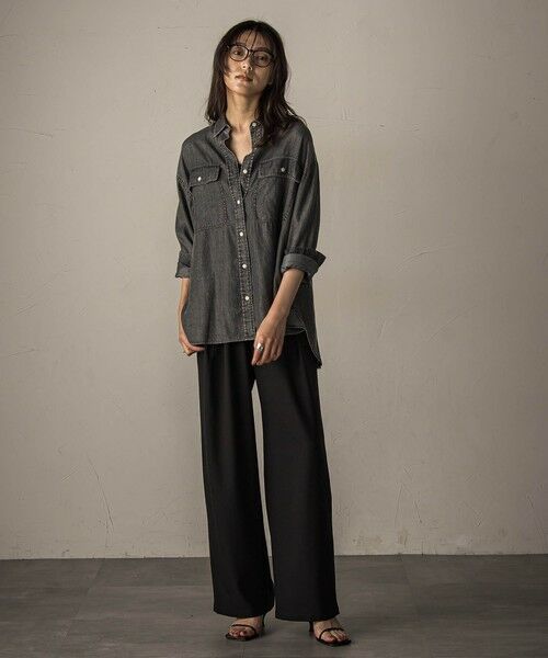 MAYSON GREY / メイソングレイ その他パンツ | 【一瞬で楽とキレイを叶える】イージーワイドパンツ≪手洗い可能/セットアップ対応≫ | 詳細7