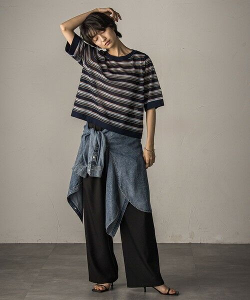 MAYSON GREY / メイソングレイ その他パンツ | 【一瞬で楽とキレイを叶える】イージーワイドパンツ≪手洗い可能/セットアップ対応≫ | 詳細10