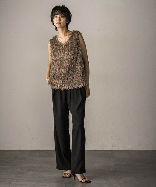 MAYSON GREY / メイソングレイ その他パンツ | 【一瞬で楽とキレイを叶える】イージーワイドパンツ≪手洗い可能/セットアップ対応≫ | 詳細4