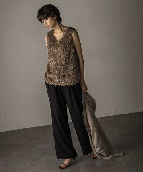 MAYSON GREY / メイソングレイ その他パンツ | 【一瞬で楽とキレイを叶える】イージーワイドパンツ≪手洗い可能/セットアップ対応≫ | 詳細5