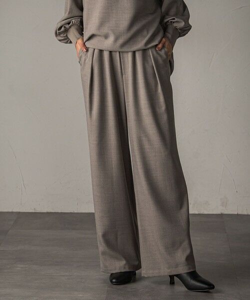 MAYSON GREY / メイソングレイ その他パンツ | 【一瞬で楽とキレイを叶える】イージーワイドパンツ≪手洗い可能/セットアップ対応≫ | 詳細23