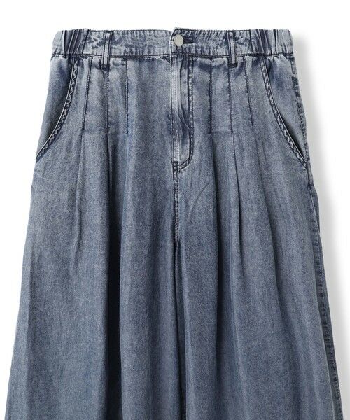 MAYSON GREY / メイソングレイ その他パンツ | バイオシルクデニムフレアパンツ≪洗濯機で洗える/セットアップ対応≫ | 詳細9