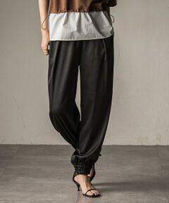 MAYSON GREY / メイソングレイ その他パンツ | 【WEB限定】サテンジョガーパンツ≪手洗い可能≫