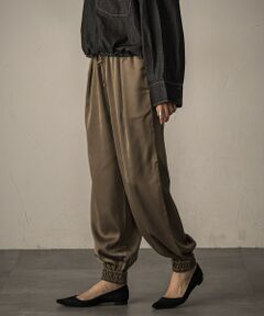 MAYSON GREY / メイソングレイ その他パンツ | 【WEB限定】サテンジョガーパンツ≪手洗い可能≫