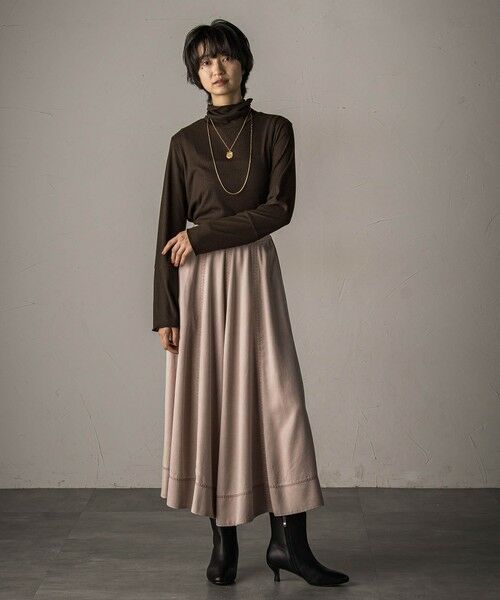 MAYSON GREY / メイソングレイ ミニ・ひざ丈スカート | カラーデニムフレアスカート≪洗濯機で洗える≫ | 詳細7