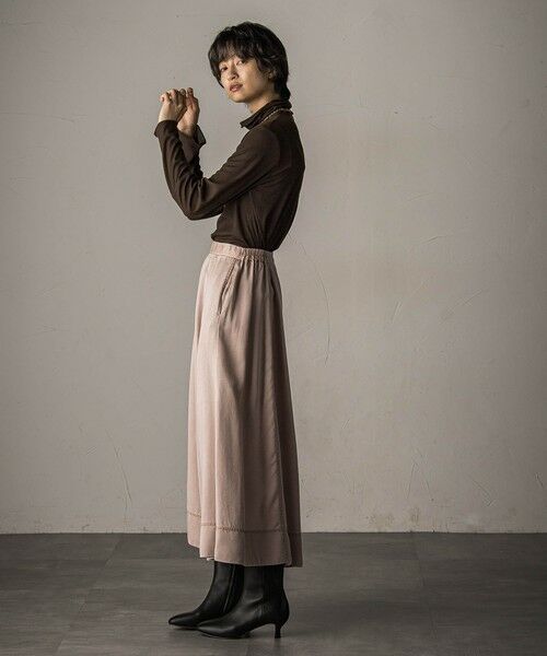 MAYSON GREY / メイソングレイ ミニ・ひざ丈スカート | カラーデニムフレアスカート≪洗濯機で洗える≫ | 詳細8