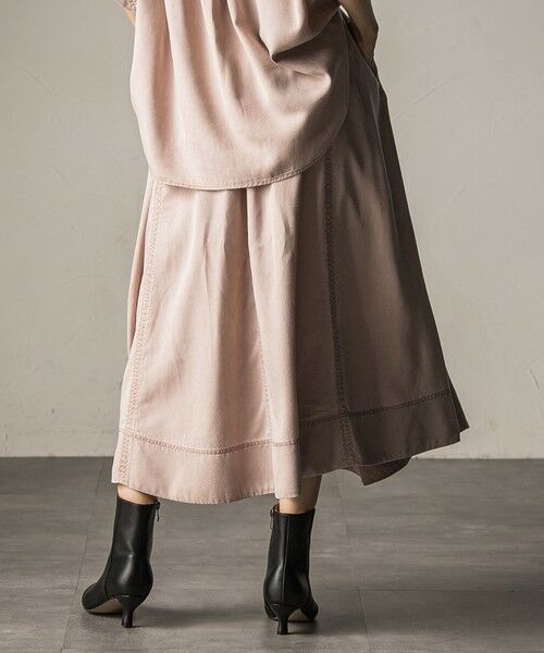 MAYSON GREY / メイソングレイ ミニ・ひざ丈スカート | カラーデニムフレアスカート≪洗濯機で洗える≫ | 詳細2