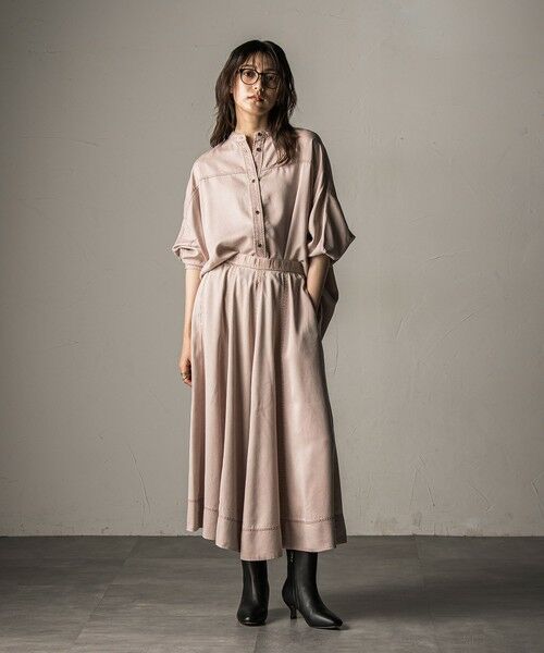 MAYSON GREY / メイソングレイ ミニ・ひざ丈スカート | カラーデニムフレアスカート≪洗濯機で洗える≫ | 詳細3