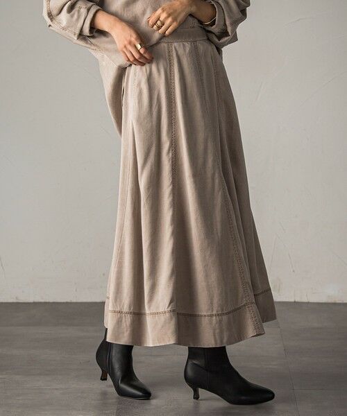 MAYSON GREY / メイソングレイ ミニ・ひざ丈スカート | カラーデニムフレアスカート≪洗濯機で洗える≫ | 詳細10