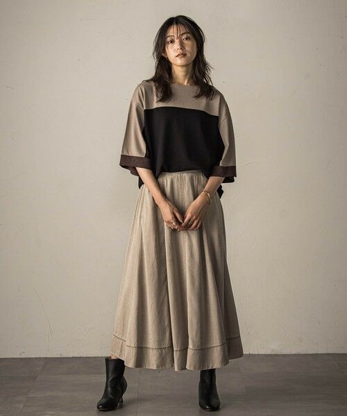 MAYSON GREY / メイソングレイ ミニ・ひざ丈スカート | カラーデニムフレアスカート≪洗濯機で洗える≫ | 詳細16