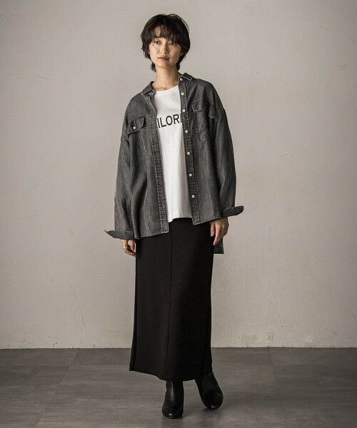 MAYSON GREY / メイソングレイ ミニ・ひざ丈スカート | 叶えるIラインスカート≪手洗い可能≫ | 詳細10