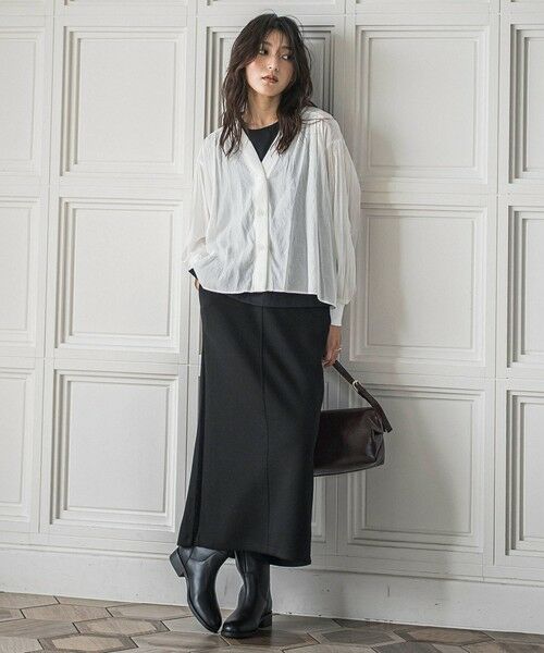 MAYSON GREY / メイソングレイ ミニ・ひざ丈スカート | 叶えるIラインスカート≪手洗い可能≫ | 詳細13