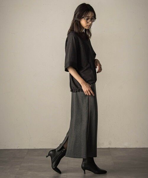 MAYSON GREY / メイソングレイ ミニ・ひざ丈スカート | 叶えるIラインスカート≪手洗い可能≫ | 詳細23