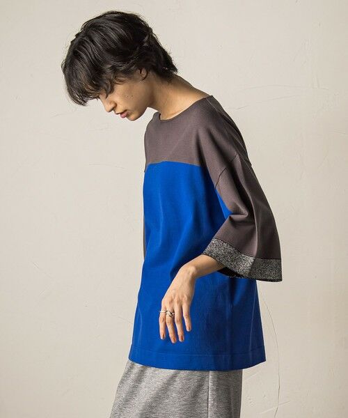 MAYSON GREY / メイソングレイ ニット・セーター | 配色7分袖ニットプルオーバー≪手洗い可能≫ | 詳細9