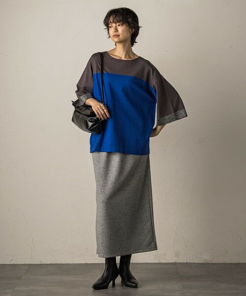 MAYSON GREY / メイソングレイ ニット・セーター | 配色7分袖ニットプルオーバー≪手洗い可能≫ | 詳細11