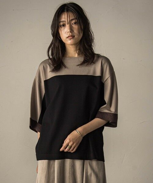 MAYSON GREY / メイソングレイ ニット・セーター | 配色7分袖ニットプルオーバー≪手洗い可能≫ | 詳細16