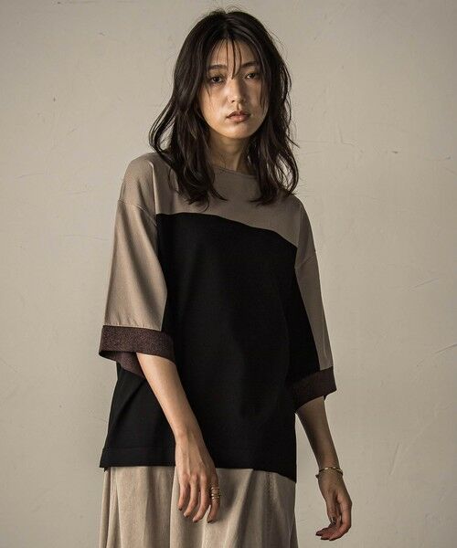 MAYSON GREY / メイソングレイ ニット・セーター | 配色7分袖ニットプルオーバー≪手洗い可能≫ | 詳細17