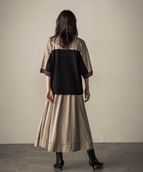 MAYSON GREY / メイソングレイ ニット・セーター | 配色7分袖ニットプルオーバー≪手洗い可能≫ | 詳細20