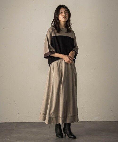 MAYSON GREY / メイソングレイ ニット・セーター | 配色7分袖ニットプルオーバー≪手洗い可能≫ | 詳細22