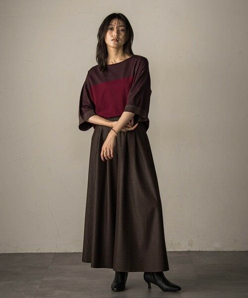 MAYSON GREY / メイソングレイ ニット・セーター | 配色7分袖ニットプルオーバー≪手洗い可能≫ | 詳細28