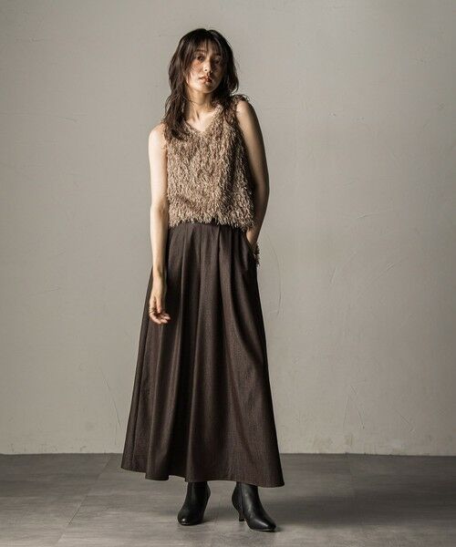 MAYSON GREY / メイソングレイ シャツ・ブラウス | フェザーフリンジルーズベスト≪手洗い可能≫ | 詳細20