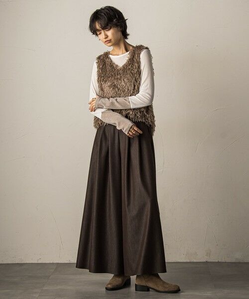 MAYSON GREY / メイソングレイ シャツ・ブラウス | フェザーフリンジルーズベスト≪手洗い可能≫ | 詳細22