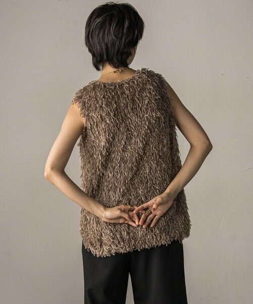 MAYSON GREY / メイソングレイ シャツ・ブラウス | フェザーフリンジルーズベスト≪手洗い可能≫ | 詳細12