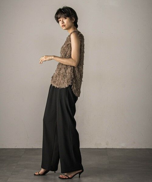 MAYSON GREY / メイソングレイ シャツ・ブラウス | フェザーフリンジルーズベスト≪手洗い可能≫ | 詳細14