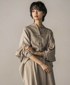 MAYSON GREY / メイソングレイ シャツ・ブラウス | カラーデニムドルマンシャツ≪洗濯機で洗える≫