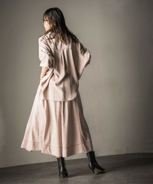 MAYSON GREY / メイソングレイ シャツ・ブラウス | カラーデニムドルマンシャツ≪洗濯機で洗える≫ | 詳細12