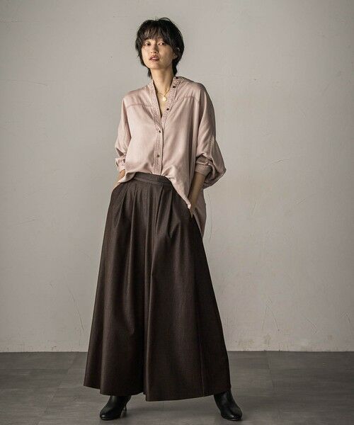 MAYSON GREY / メイソングレイ シャツ・ブラウス | カラーデニムドルマンシャツ≪洗濯機で洗える≫ | 詳細4