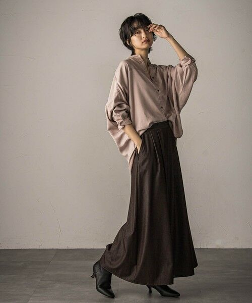 MAYSON GREY / メイソングレイ シャツ・ブラウス | カラーデニムドルマンシャツ≪洗濯機で洗える≫ | 詳細5