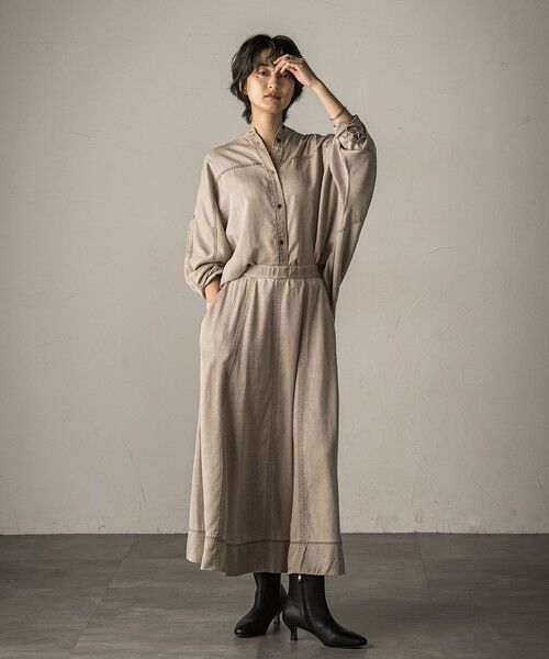 MAYSON GREY / メイソングレイ シャツ・ブラウス | カラーデニムドルマンシャツ≪洗濯機で洗える≫ | 詳細16