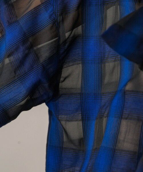 MAYSON GREY / メイソングレイ シャツ・ブラウス | シアーオンブレチェックボウタイブラウス≪手洗い可能≫ | 詳細7