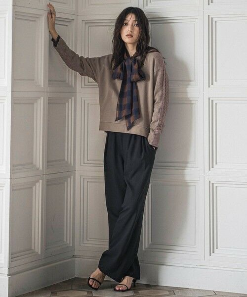 MAYSON GREY / メイソングレイ シャツ・ブラウス | シアーオンブレチェックボウタイブラウス≪手洗い可能≫ | 詳細18